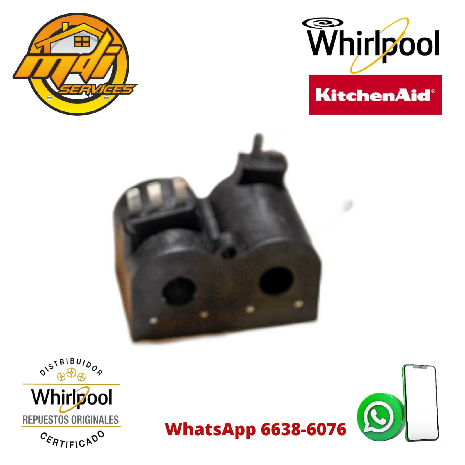 SOLENOIDE  VALVULA SECADORA WHIRLPOOL FSP W10328463