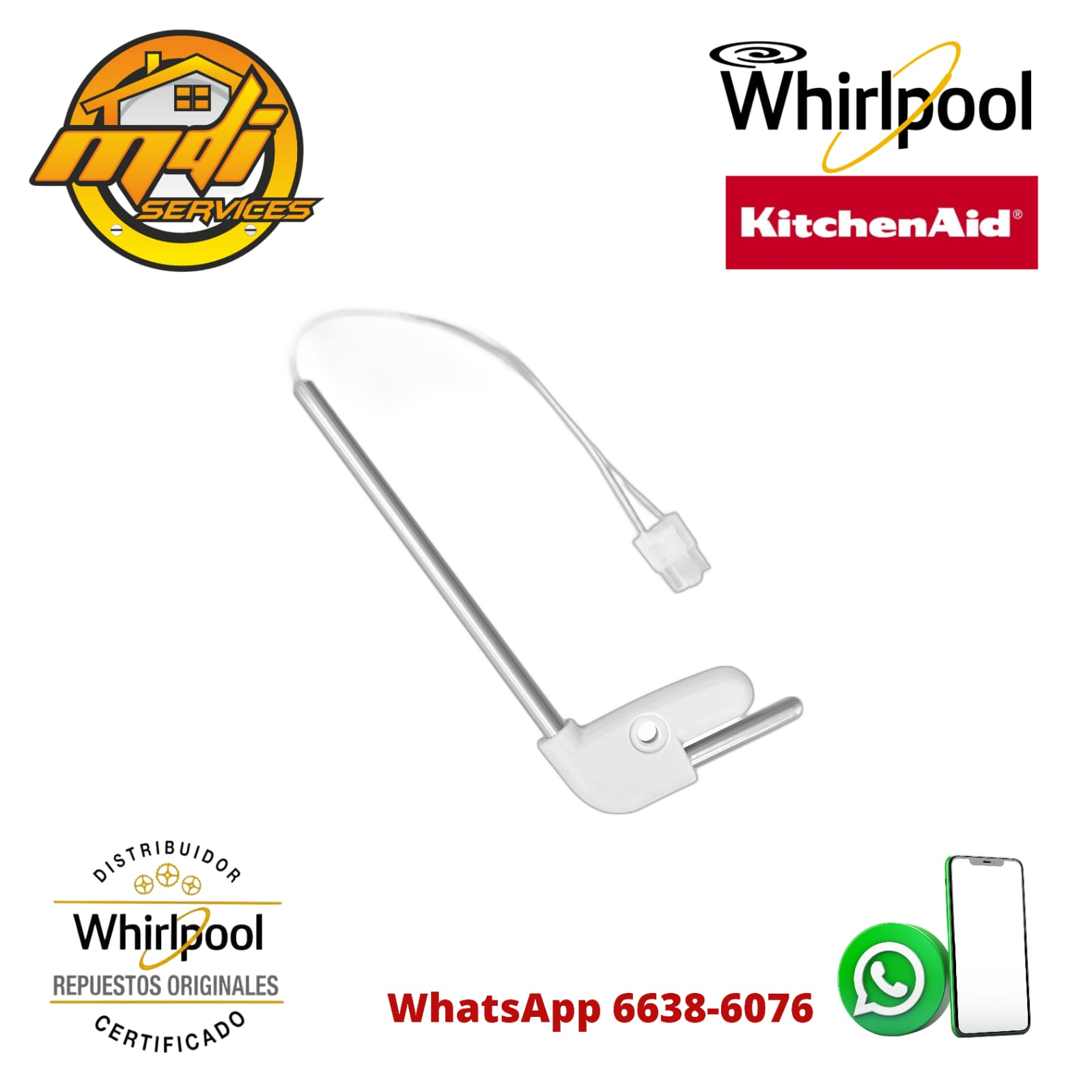 THERMISTOR FABRICADOR DE HIELO WHIRLPOOL W10511923