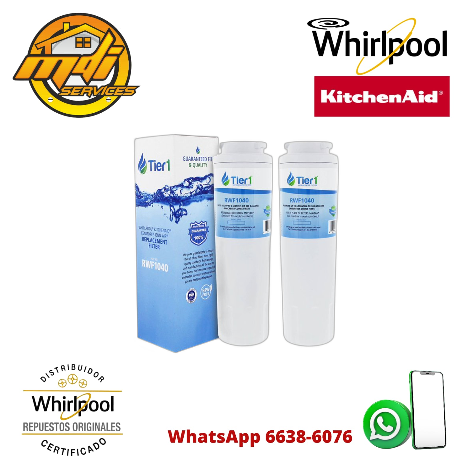 FILTRO NEVERA WHIRLPOOL