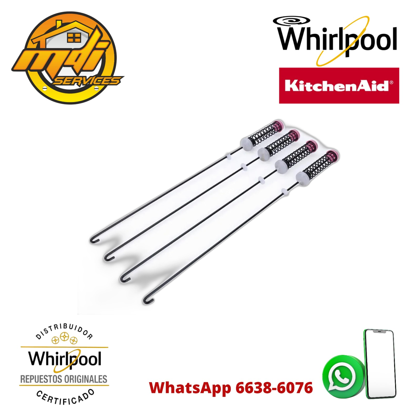 SUSPENSION LAVADORA WHIRLPOOL W11084453 W910010104