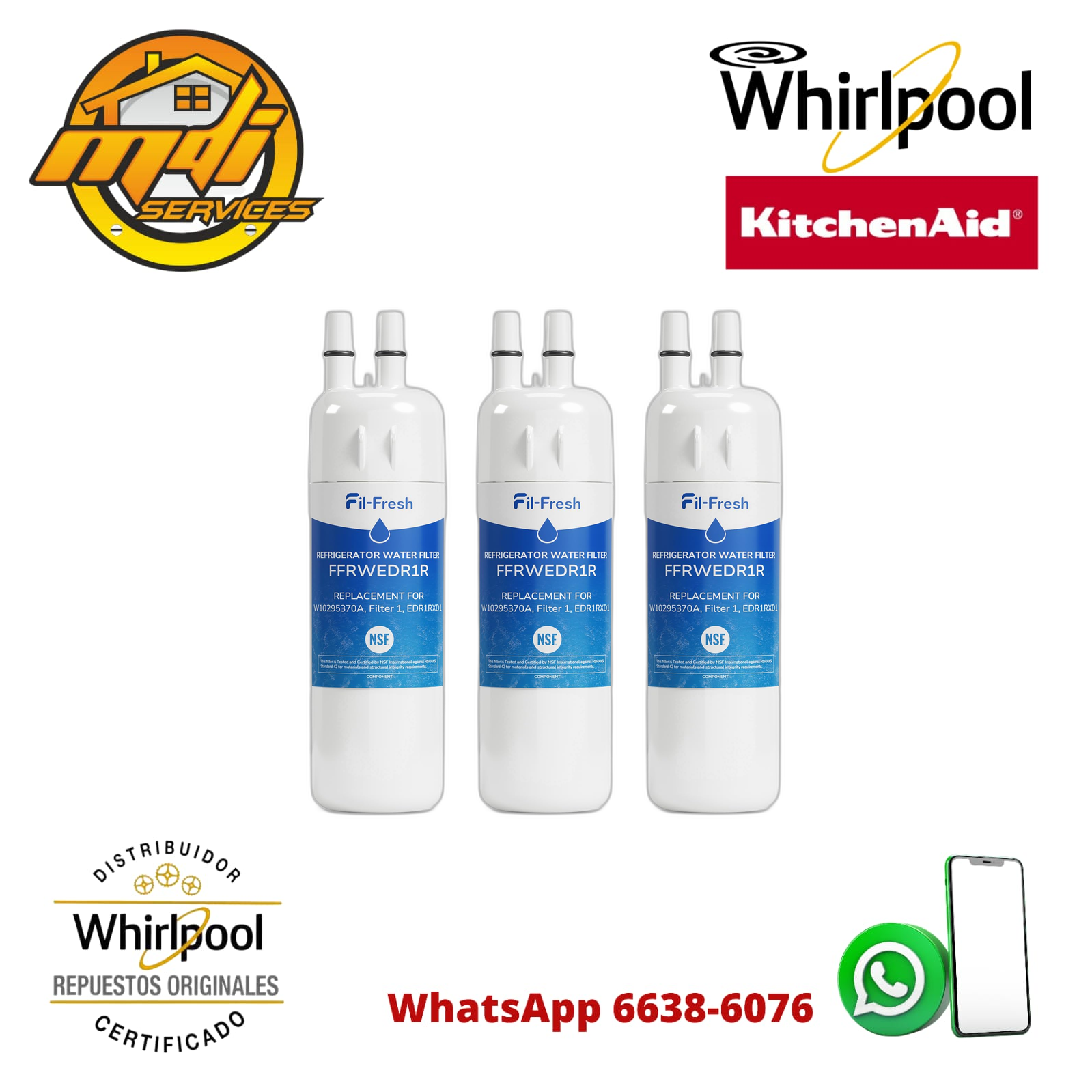 FILTRO NEVERA WHIRLPOOL ORIGINAL