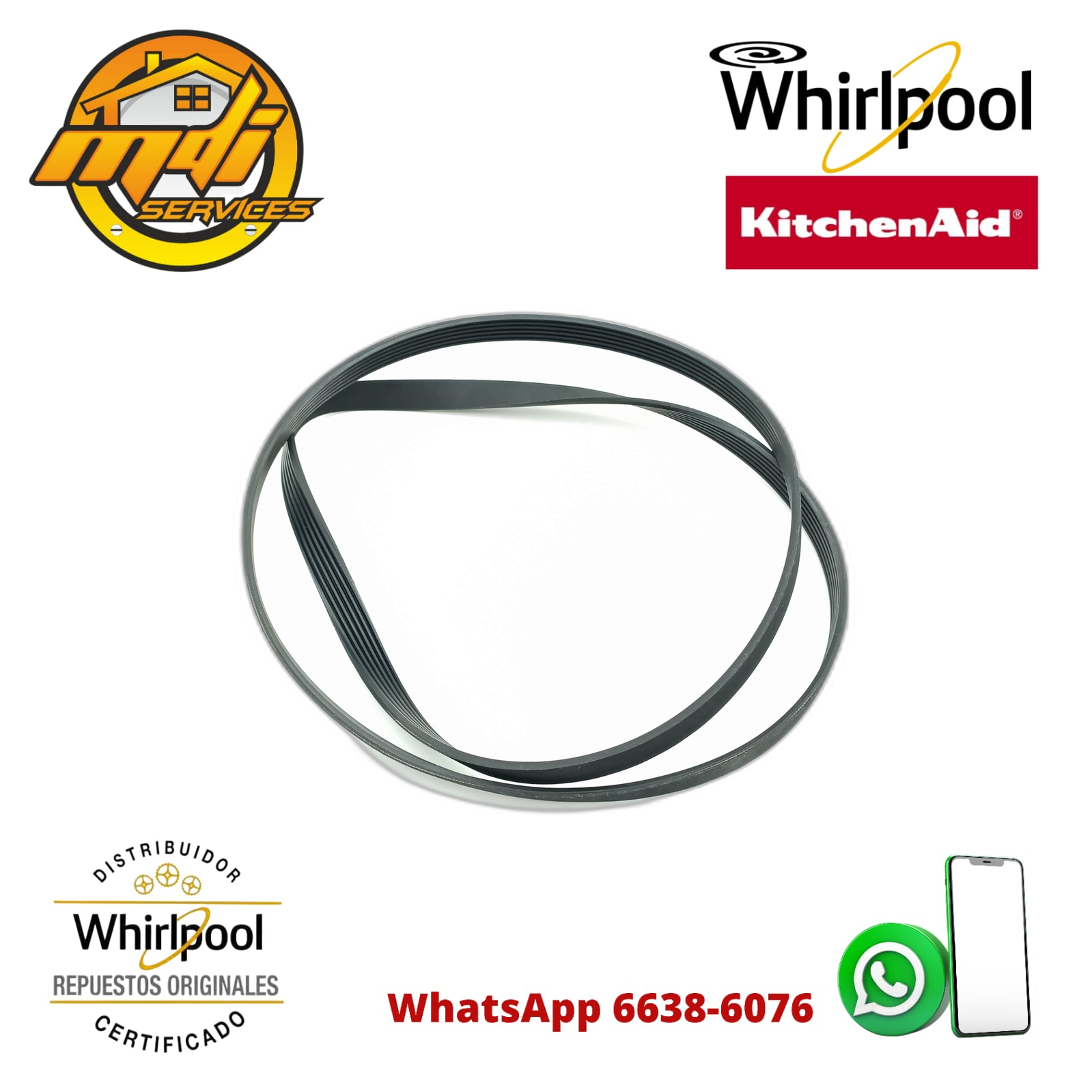 CORREA LAVADORA FRONTAL FRIGIDAIRE 134051000