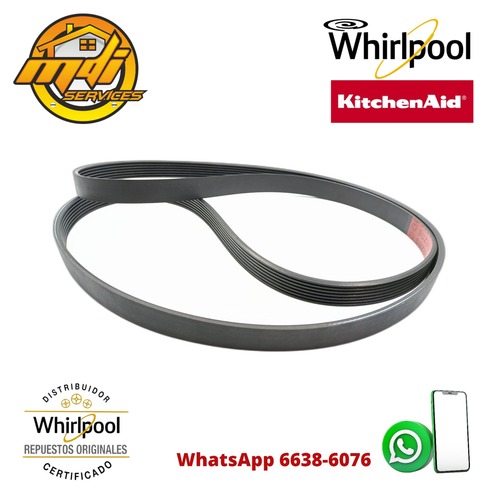 CORREA LAVADORA FRONTAL FRIGIDAIRE 134051003