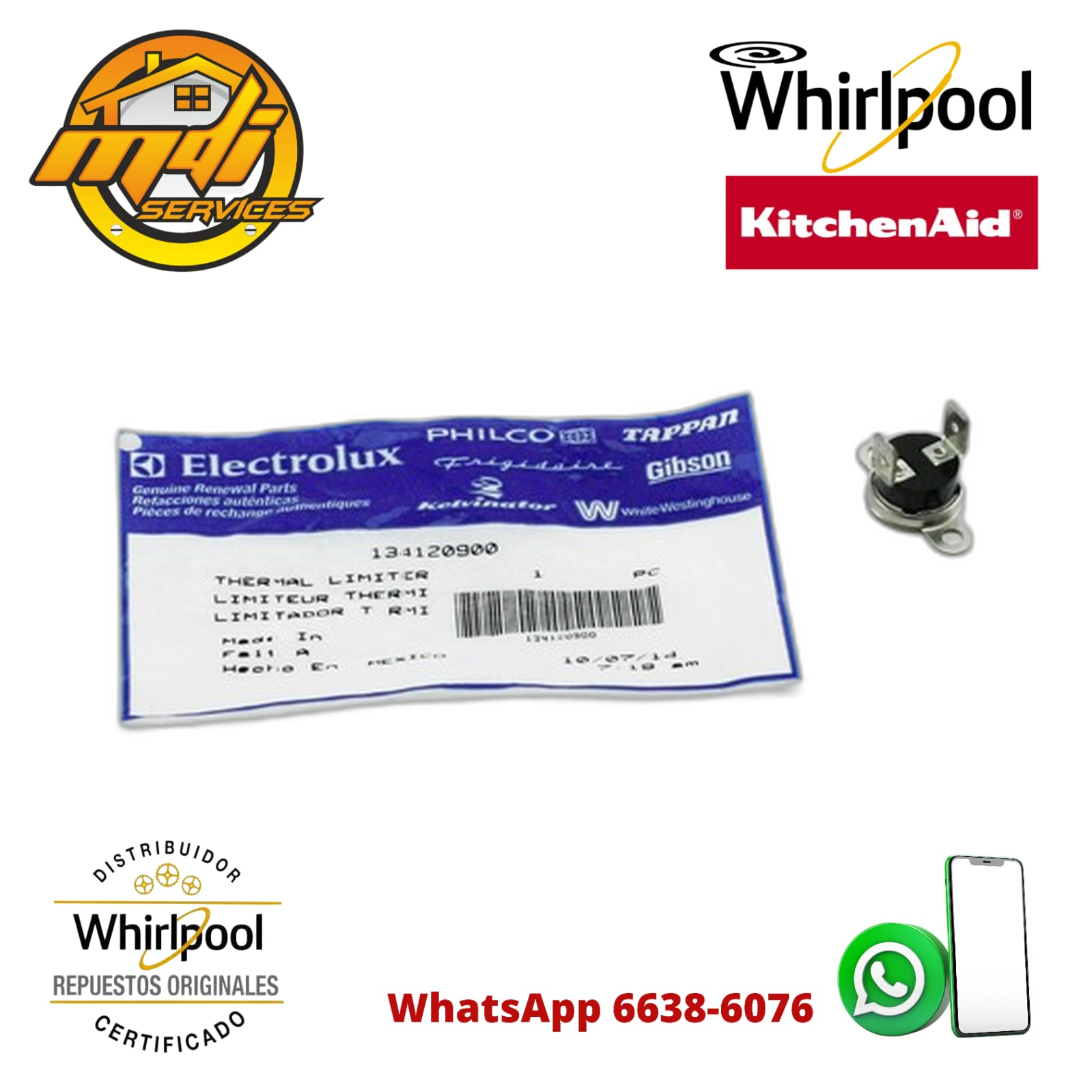 TERMICO SECADORA FRIGIDAIRE 134120900
