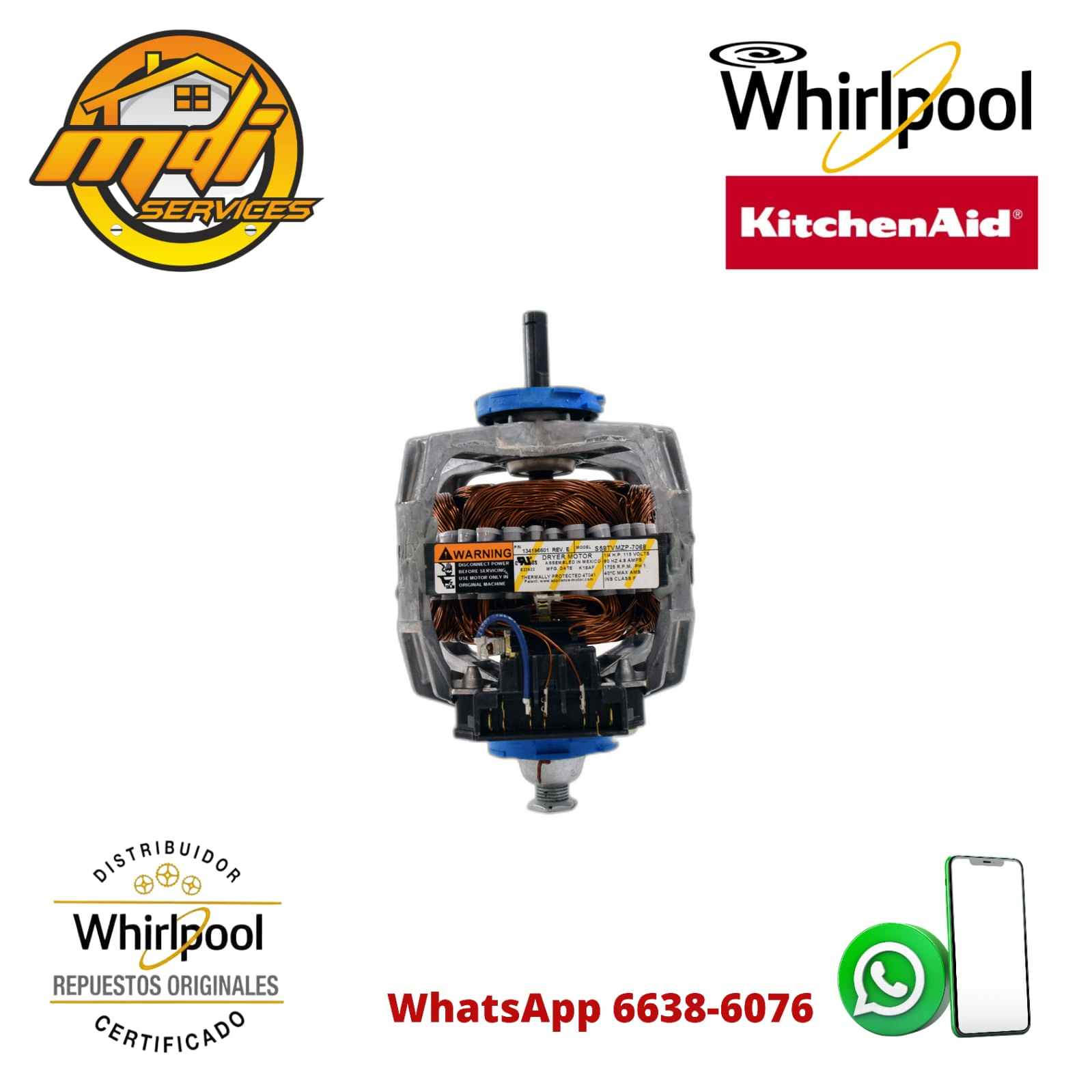 MOTOR SECADORA FRIGIDAIRE 134196602