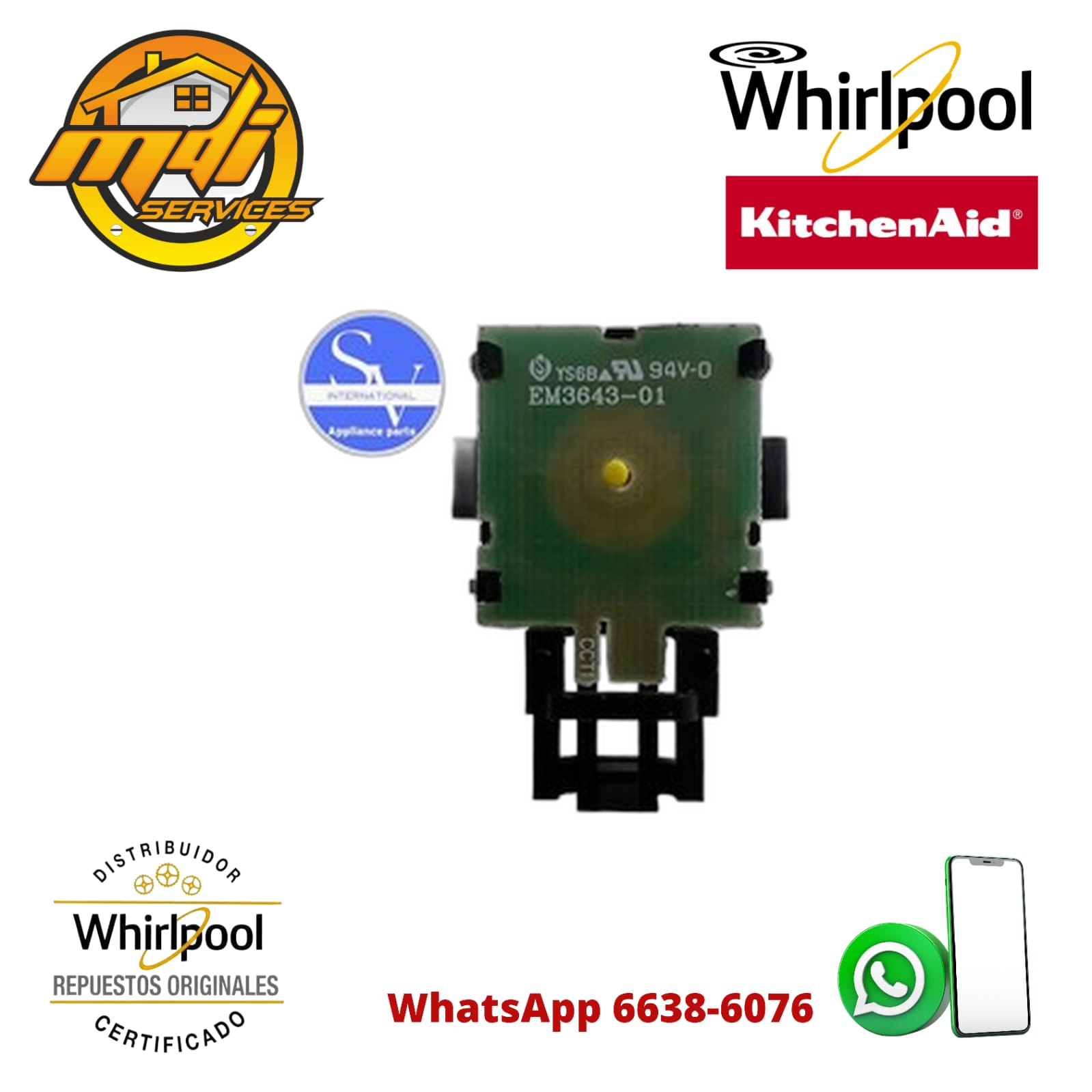 SWITCH LAVADORA FRIGIDAIRE 137261000