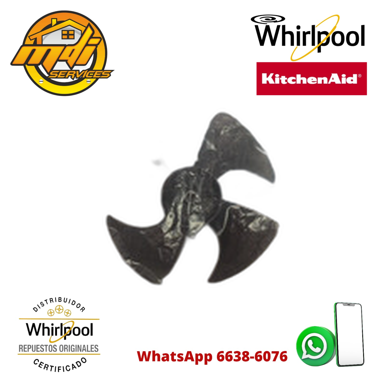 ASPA VENTILADOR NEVERA FRIGIDAIRE 240524102