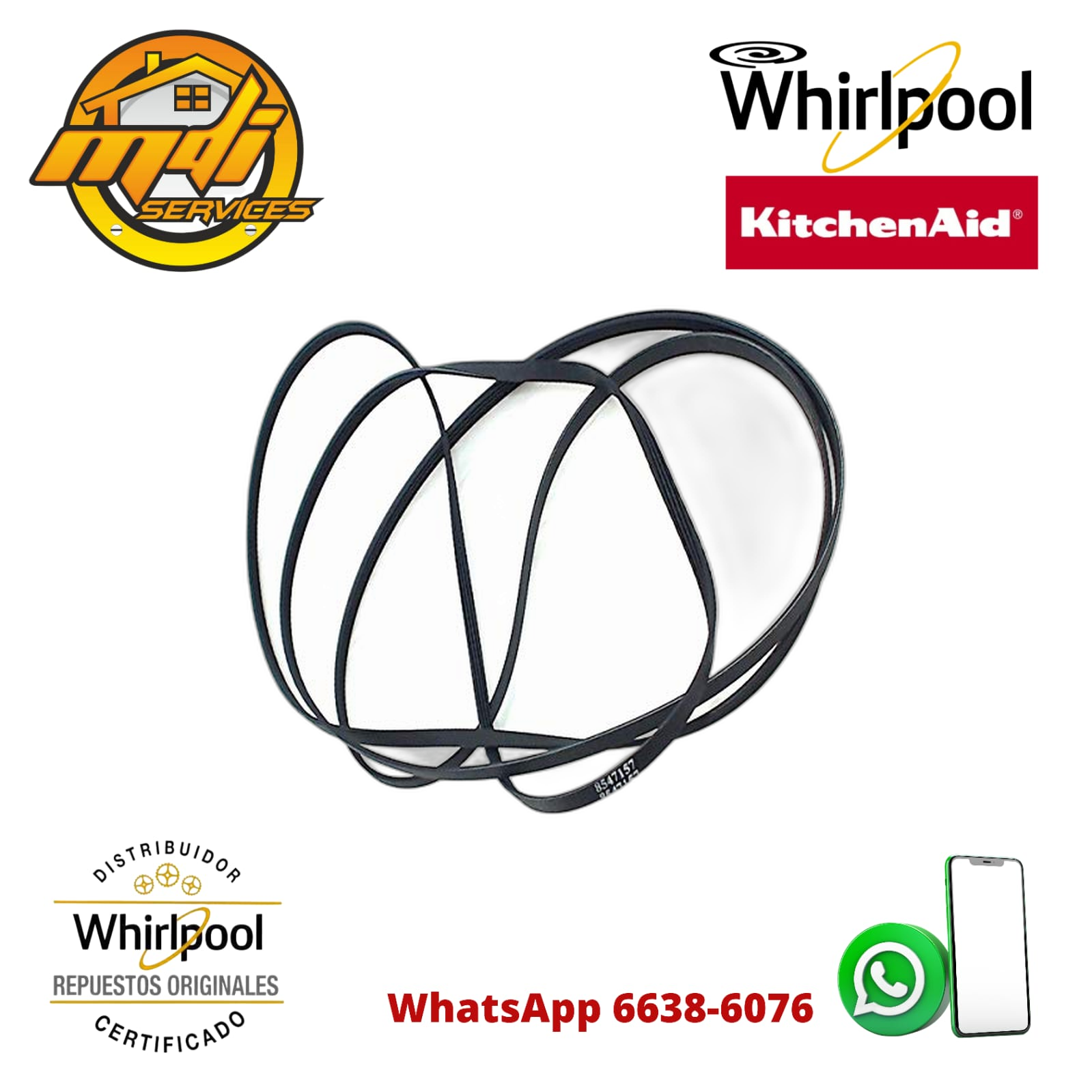 CORREA SECADORA WHIRLPOOL ORIGINAL 
