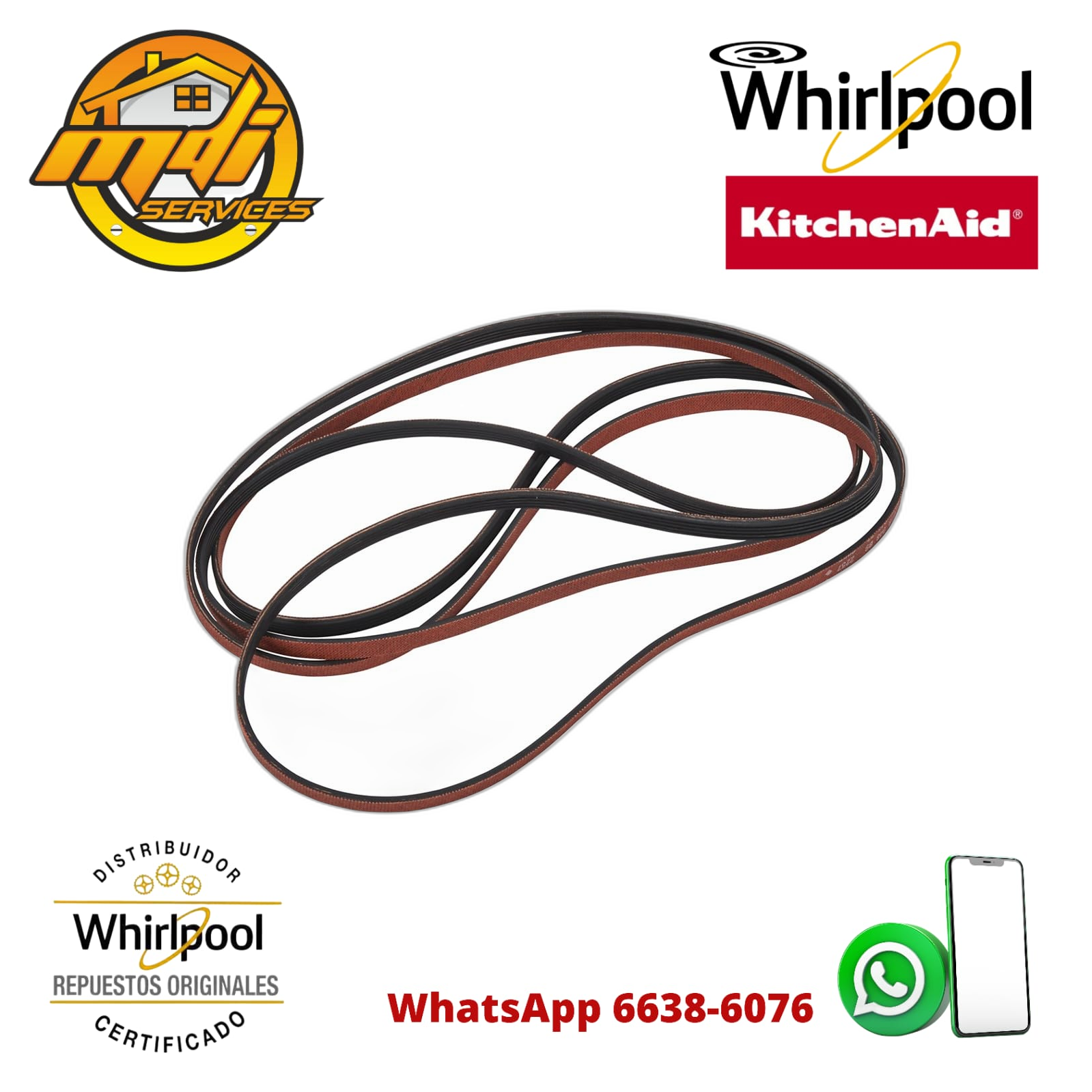 CORREA SECADORA WHIRLPOOL ORIGINAL 