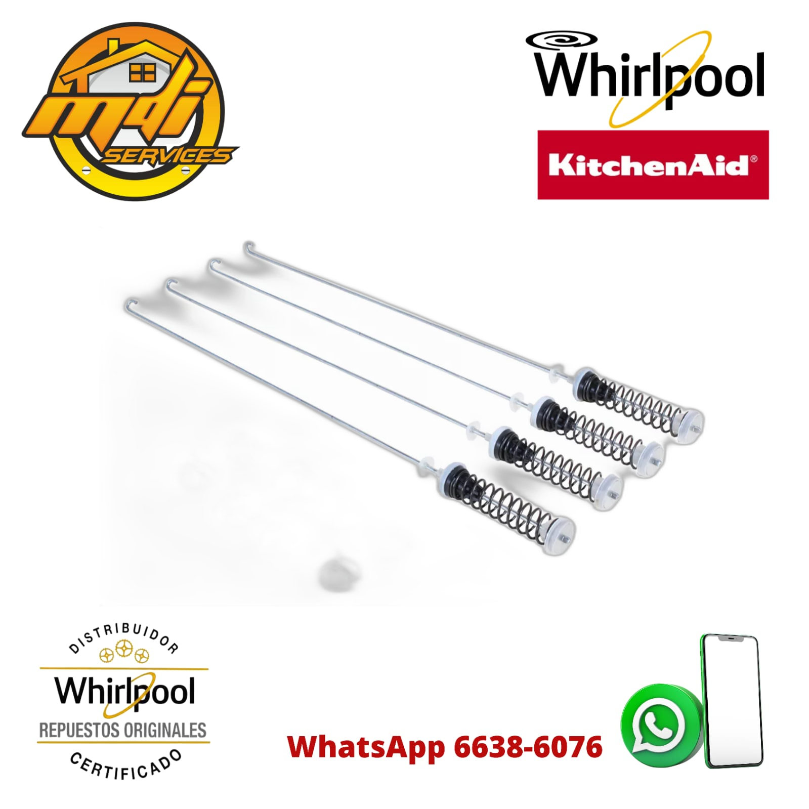 SUSPENSION LAVADORA WHIRLPOOL W11217817 W910010102