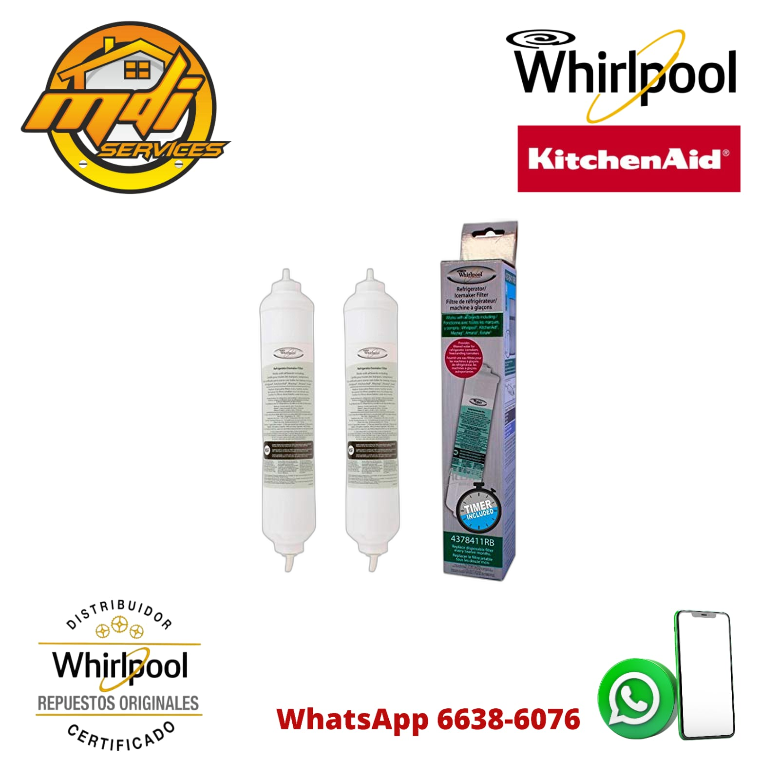 FILTRO NEVERA WHIRLPOOL