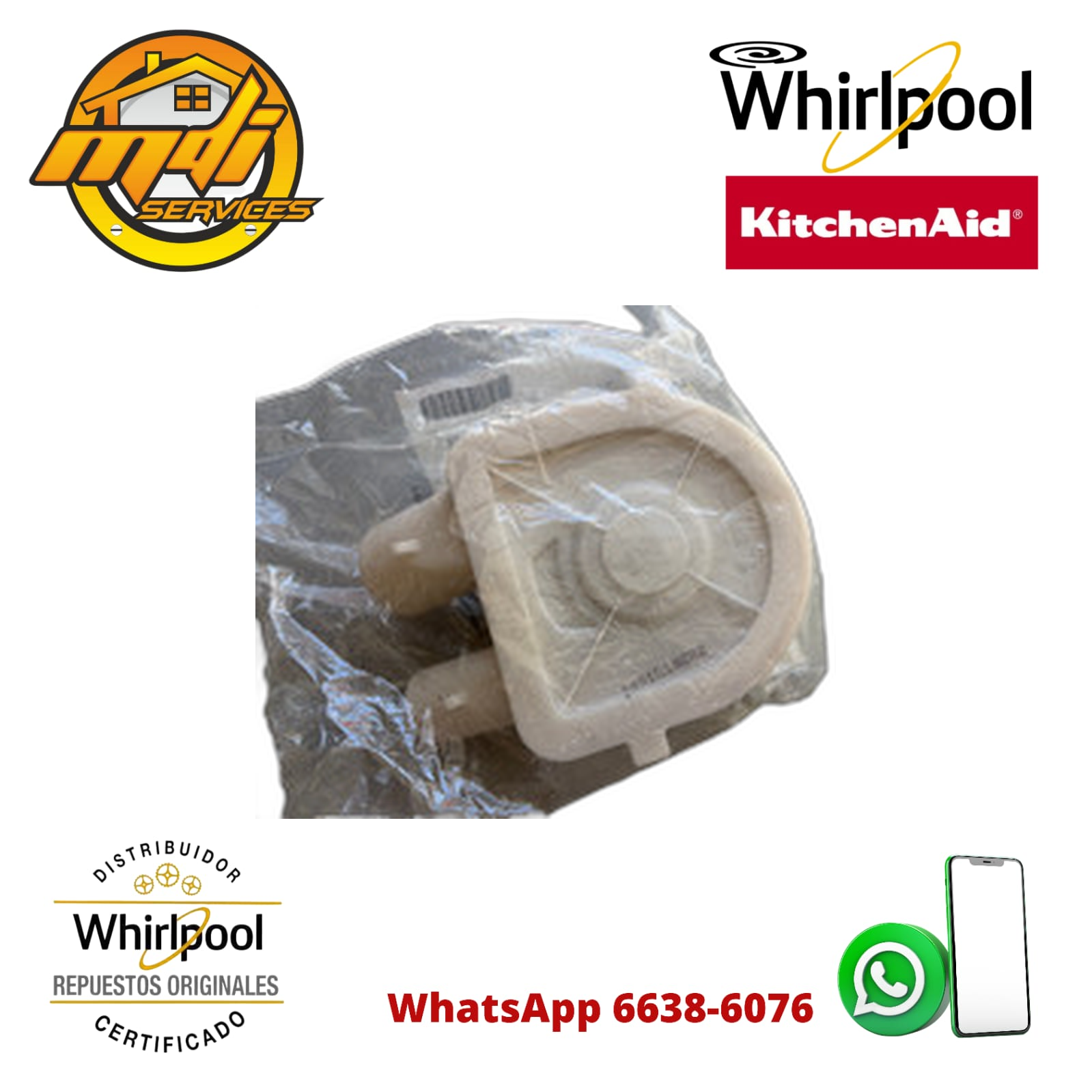 BOMBA LAVADORA WHIRLPOOL ORIGINAL FSP 3363394