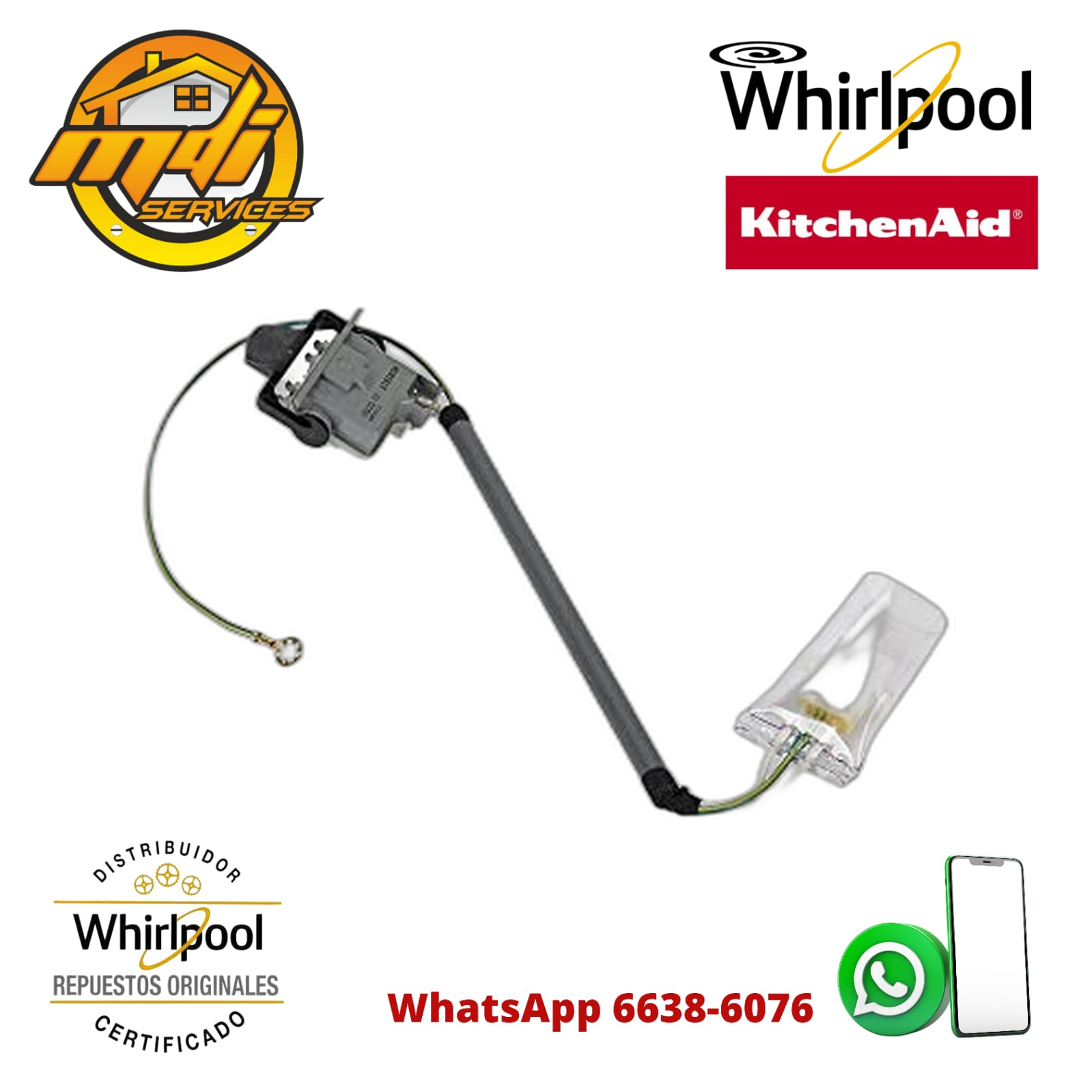 SWITCH DE PUERTA LAVADORA WHILPOOL ORIGINAL FSP OEM 3355458