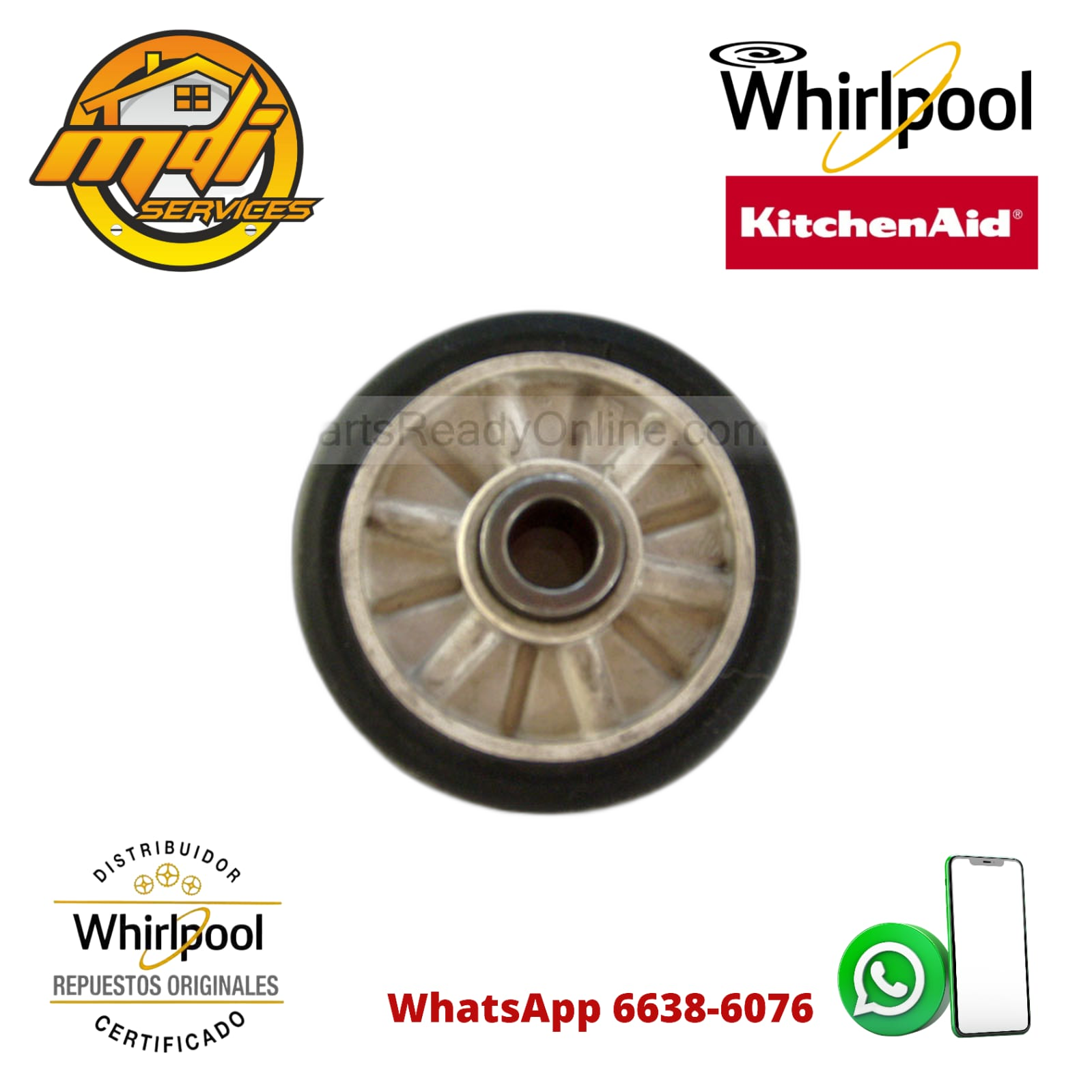 RUEDAS TAMBOR SECADORA WHIRLPOOL ORIGINAL FSP 349241 