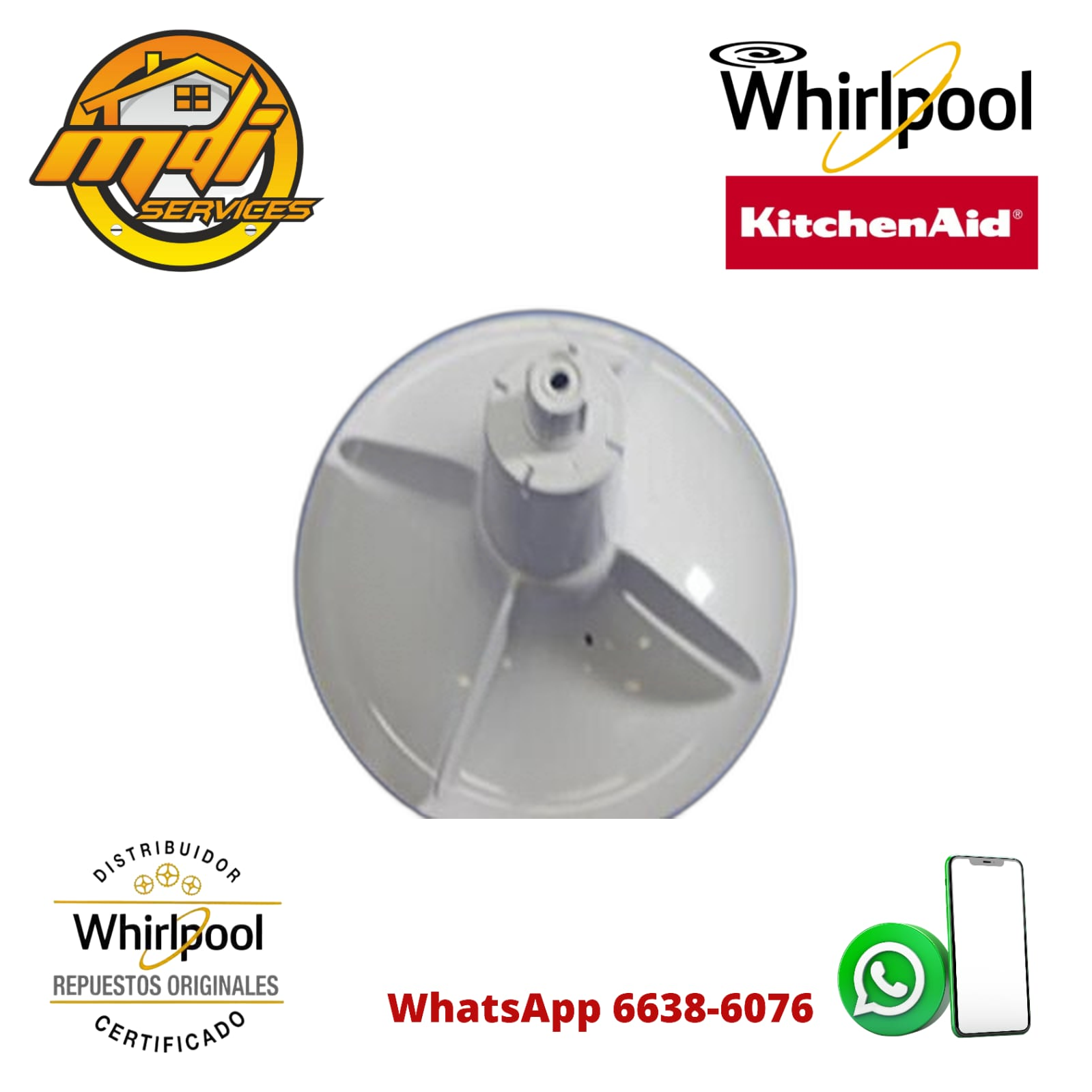 AGITADOR LAVADORA WHIRLPOOL ORIGINAL FSP OEM 3349098