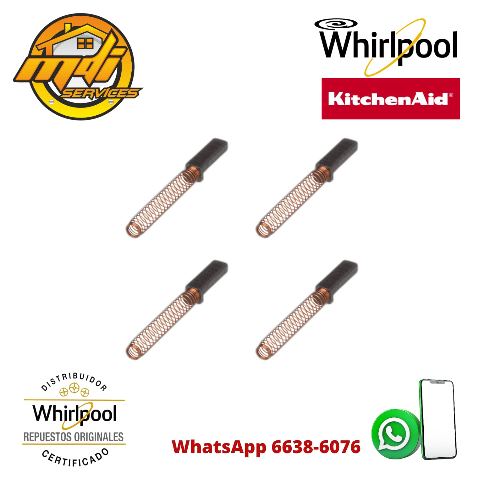 CARBON BATIDORA KITCHENAID W10380496