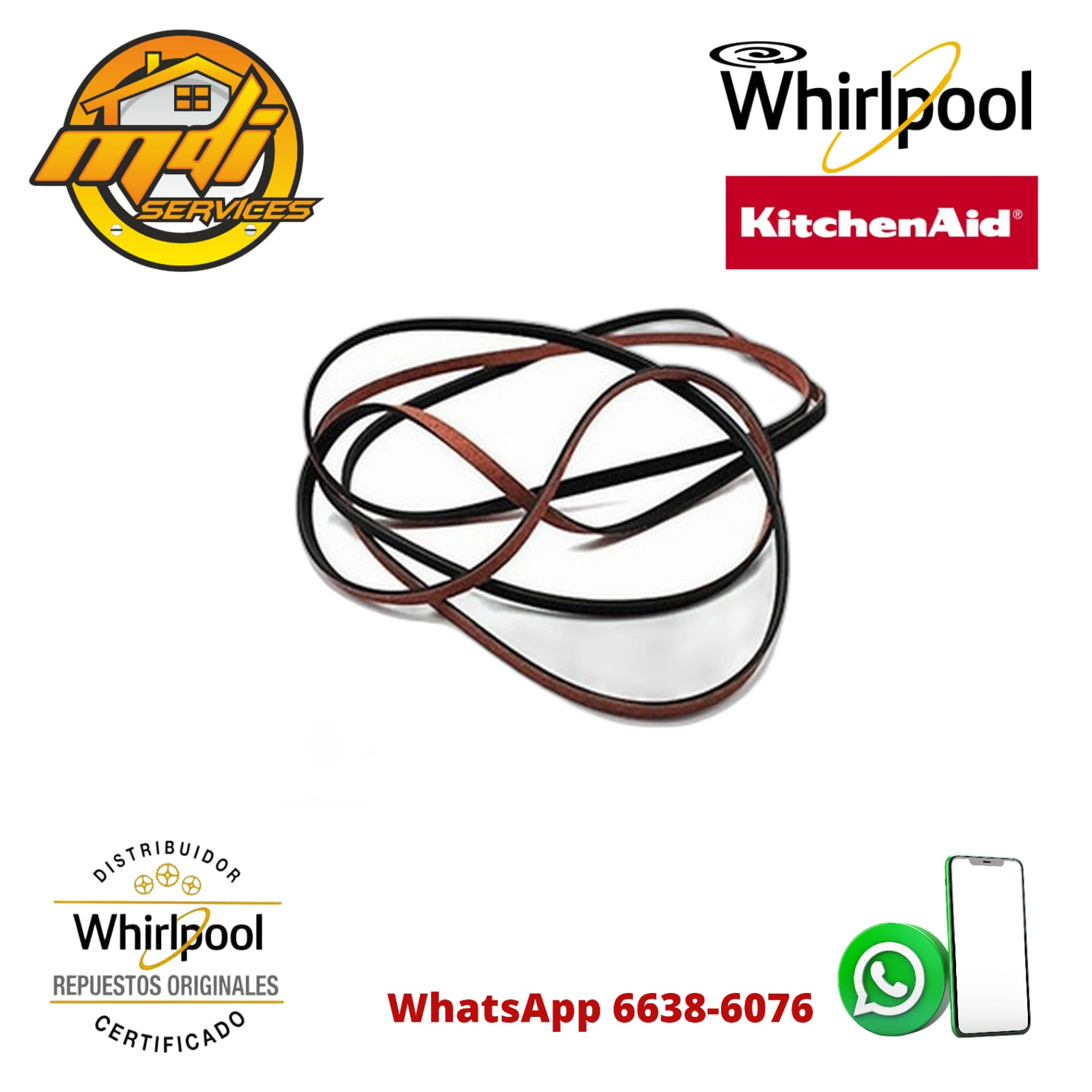 CORREA SECADORA WHIRLPOOL ORIGINAL FSP 661570